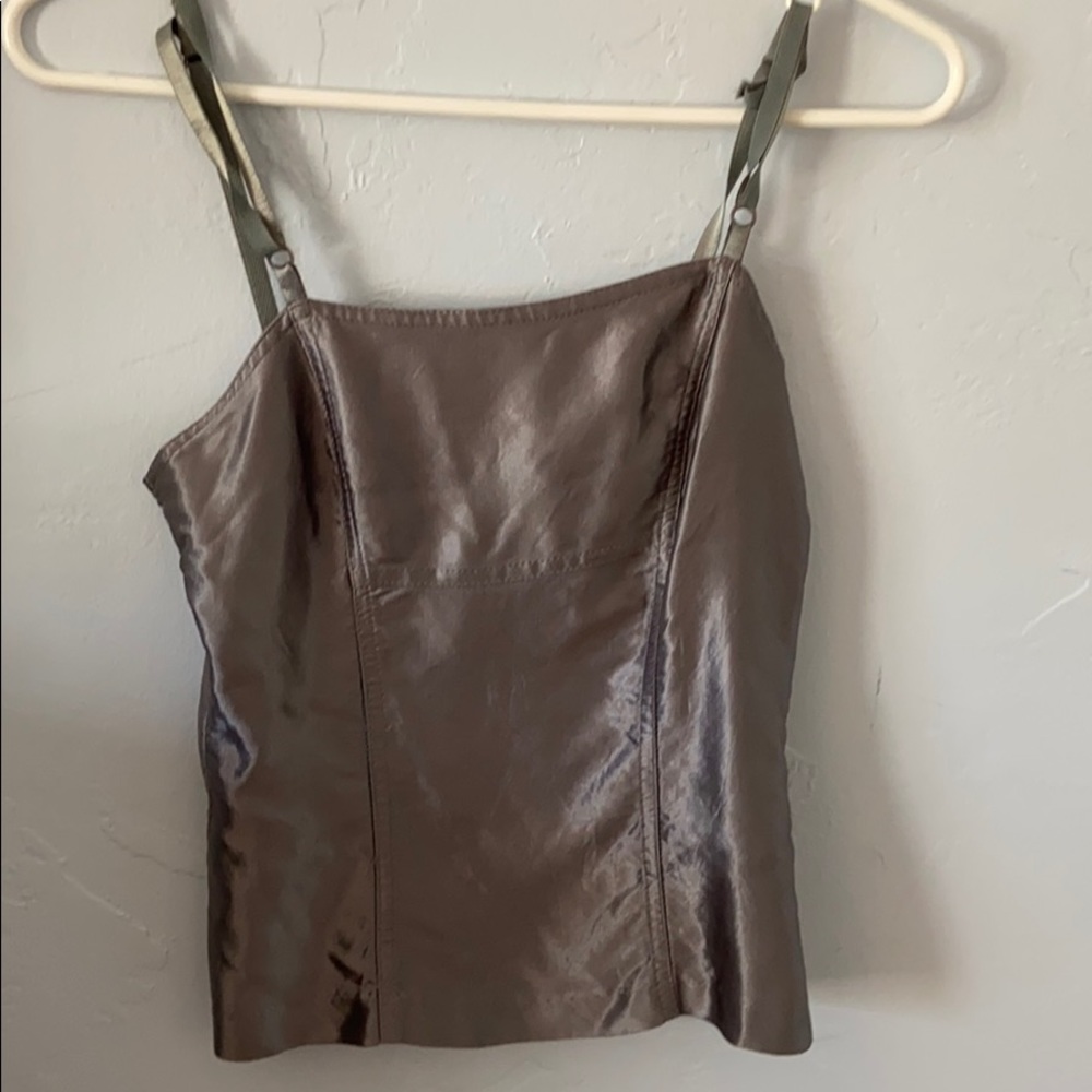 LA BELLE SILVER TANK TOP
